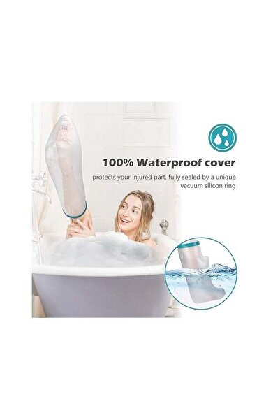 Cuken Leg Cast Cover, Waterproof Reusable Protector for Shower and Bath