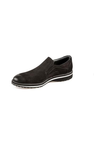 Fosco 8566 Чорні нубокові чоловічі черевики на щодень