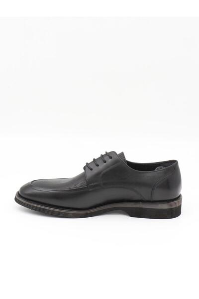 Fosco 2953 Black Genuine Leather Eva Sole Men's Shoes