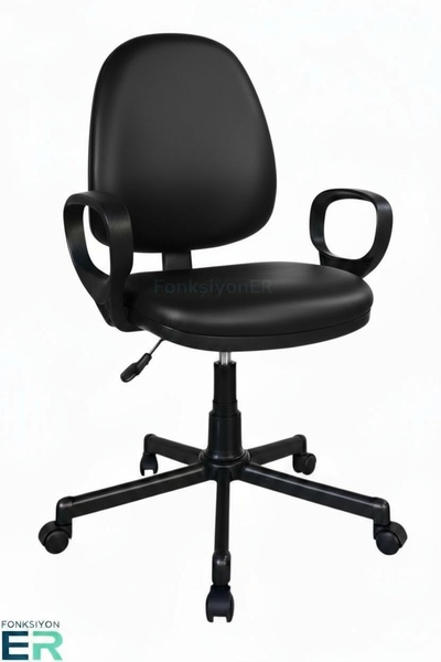 FONKSİYONER NOVIA LEATHER PLUS/ÇALIŞMA VE OFİS KOLTUĞU-DERİ-SİYAH