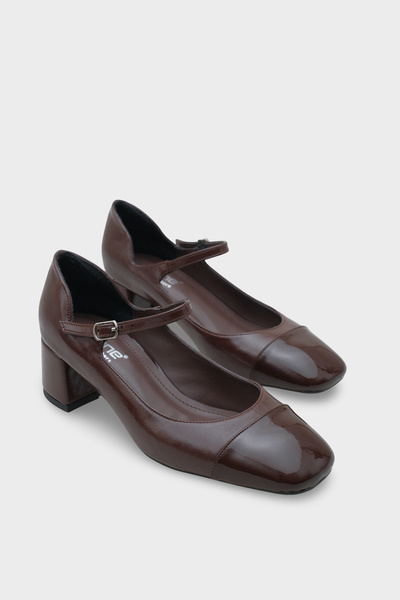 Capone Outfitters Sophie Mid-Heeled Strappy Mary Jane Women's Shoes