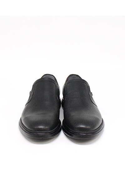 Fosco 9140 Siyah Hakiki Deri Poli Taban Erkek Ayakkabı