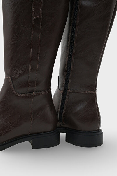 Capone Outfitters Γυναικείες μπότες Roberta με μεταλλική πόρπη