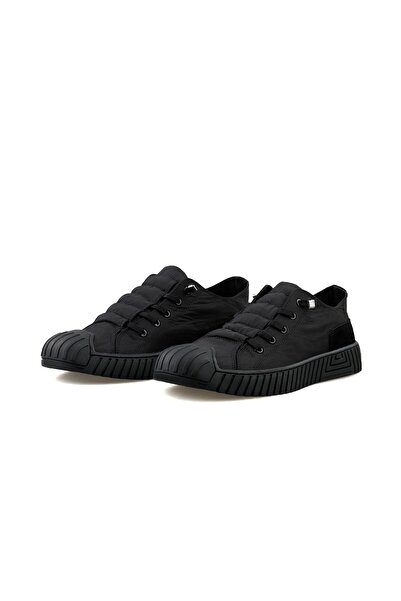 GAMELU Vigor Black Casual Men's Sneakers with Stitched Soles