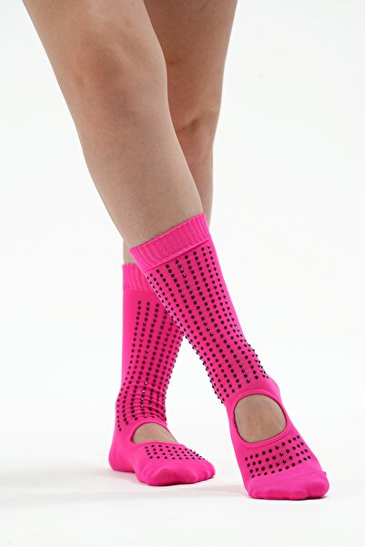 Muse Of Socks M'Gems Pink Anti-Slip Sports Socks