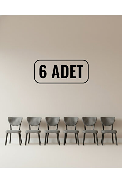 JoyMassa ELMA SANDALYE ( 6 ADET )