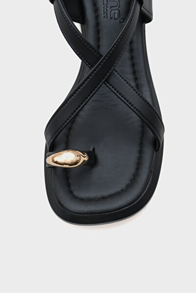 Capone Outfitters Vally Mid Heeled Flip Flops Women's Sandals