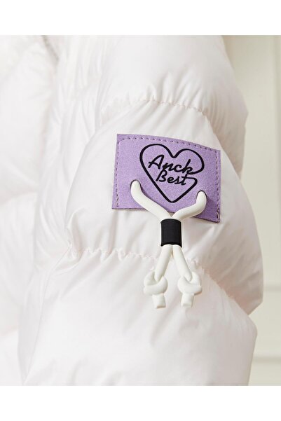 Benittokids Baby Girl Hooded Zippered Puffer Coat 51351