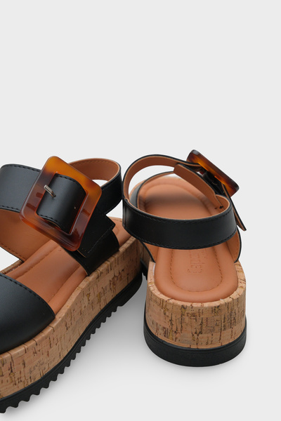 Capone Outfitters Bertie Women's Strappy Sandals with Wedge Heels