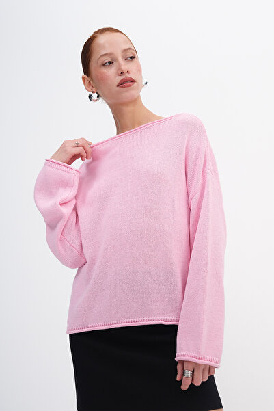 Addax Kayık Yaka Triko Kazak K10237-A5