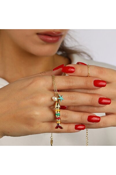 GÜNEBAKAN AKSESUAR Balık Çelik Kolye