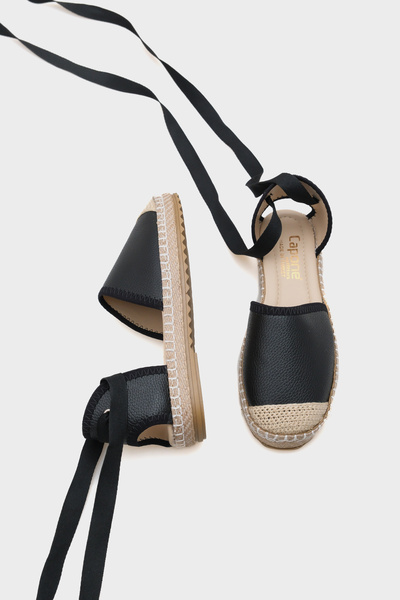 Capone Outfitters Brianna Thick Sole Ankle Strap Women's Espadrille