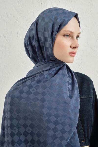 Armine Elegance Silk Cotton Checker Shawl