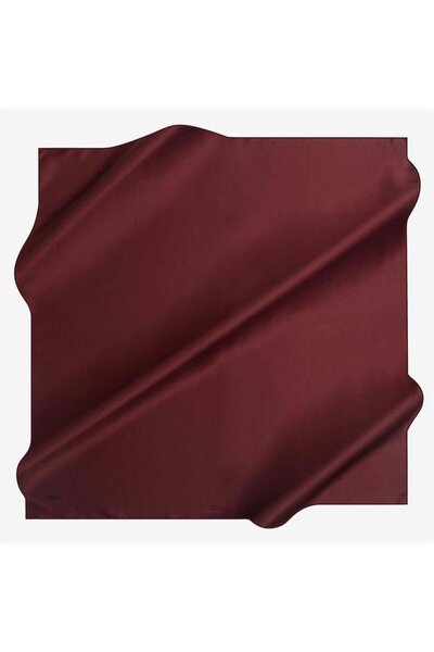 Aker Μονόχρωμο μεταχειρισμένο μεταξωτό κρεπ σατέν μαντήλι 7747758-343