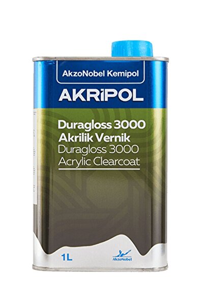 Genel Markalar Akripol 2k Akrilik Duragloss Clear 3000 Vernik 1 Litre