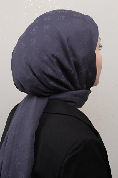 Pierre Cardin Μεταλλικό Μπλε Βαμβακερό Σάλι - 1030600-923