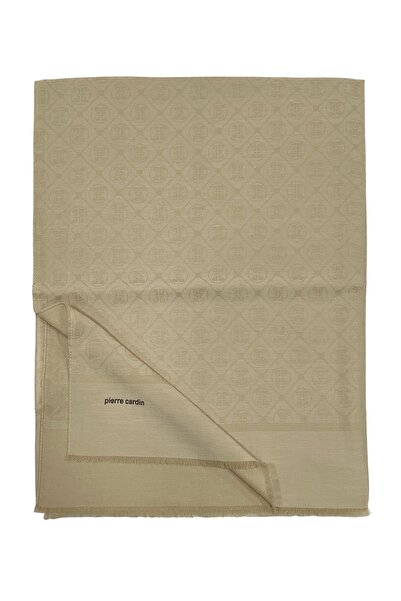 Pierre Cardin Beige Cotton Shawl - 932 Model