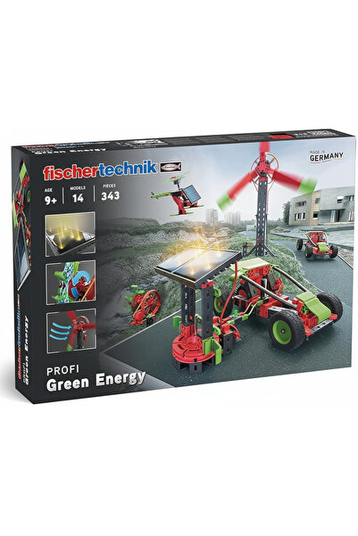 Fischertechnik PROFI Green Energy Deney Seti (559879) - 14 Model (9+ Yaş, Mad...