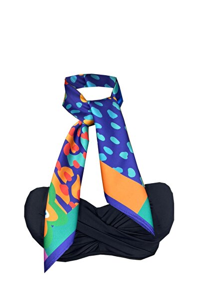 Bolder Nil Scarf Turquaz Eyes 70*70 cm Foulard Scarf