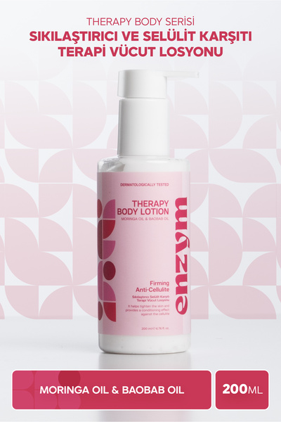ENZYM COSMETICS Sıkılaştırıcı ve Selülit Karşıtı Terapi Vücut Losyonu 200 ml