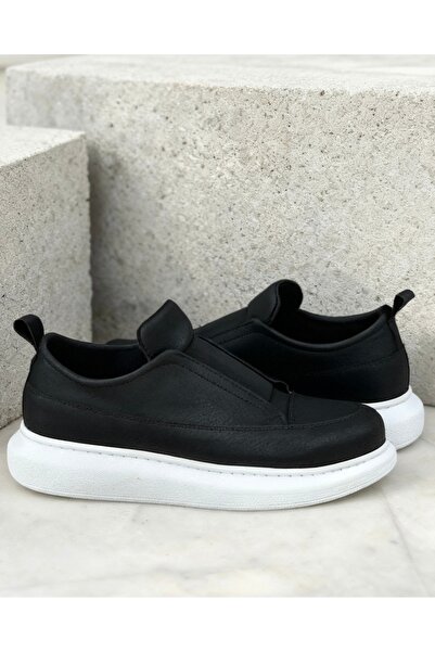 Knack Sneakers Shoes 911 Black (Λευκή σόλα)