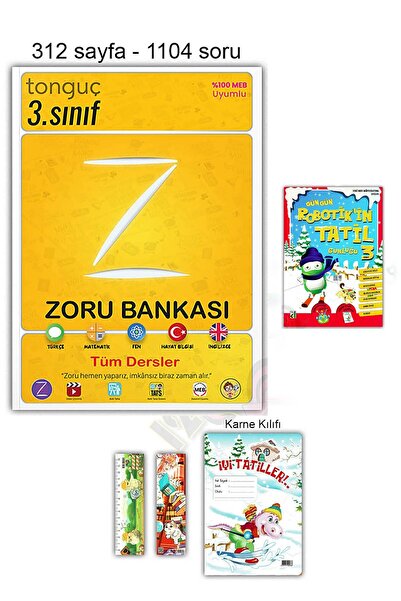 Tonguç Yayınları 3. Sınıf Tüm Dersler Zoru Bankası + Yarıyıl Tatil Kitabı