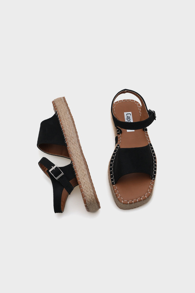 Capone Outfitters Brigid Ankle Strap Open Toe Women's Espadrille