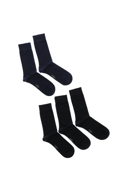 Kiğılı Комплект от 2 шарени памучни чорапа