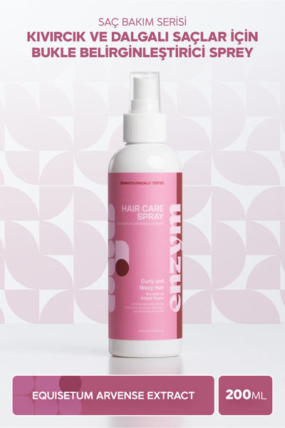 ENZYM COSMETICS Kıvırcık Ve Dalgalı Saçlar İçin Bukle Belirginleştirici Saç B...