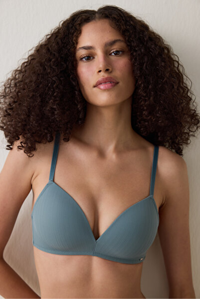 Penti Dark Gray Comfy Cozy Essentials Wirefree Triangle Bra