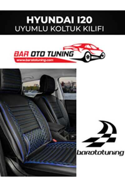 barototuning غطاء مقعد السيارة من سلسلة بلس لوكس المتوافق مع هيونداي I20 بالل...