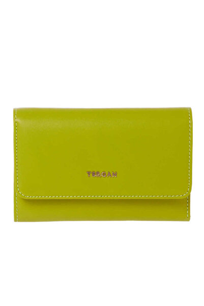 Tergan Green Genuine Leather Women's Wallet - S1Cb00005730-T2K