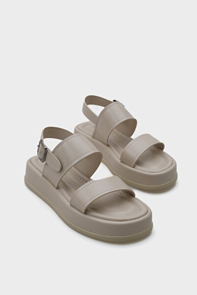 Capone Outfitters Marris Single Strap Wedge Heeled Comfort Women's Sandals