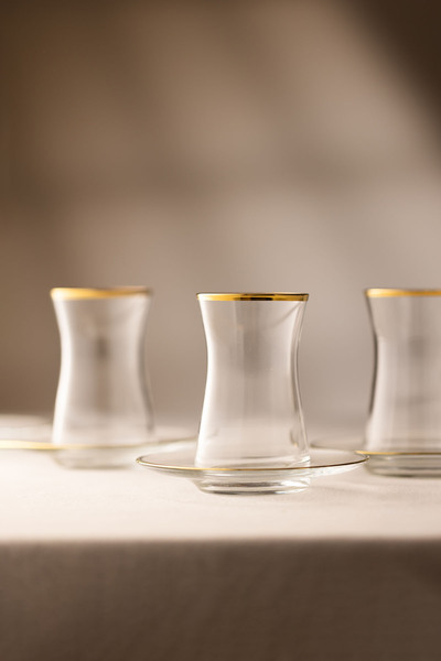 Rakle Avantgarde Gold 12 Parça Çay Seti 150 cc