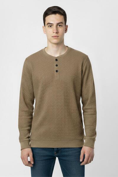 NEWKİDS Εποχιακό μακρυμάνικο φούτερ για αγόρια από ύφασμα Bawelna με λεπτομέρ...