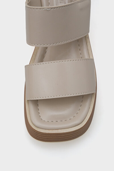 Capone Outfitters Dora Wedge Heeled Double Strap Women's Sandals