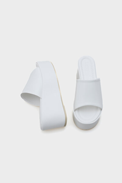 Capone Outfitters Marry Platform Straw Suede Women's Slippers