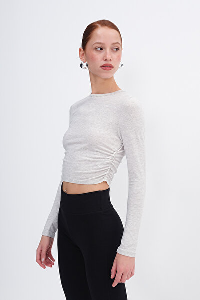 Addax Βασική μπλούζα με λαιμόκοψη B1658-X5