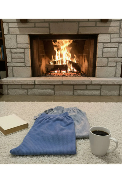 chiara grazia 2-Piece Battal Size Cotton Pajama Bottoms