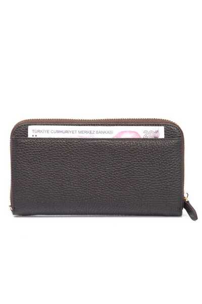 Tergan Brown Genuine Leather Women's Wallet - S1Cb00005734-A42