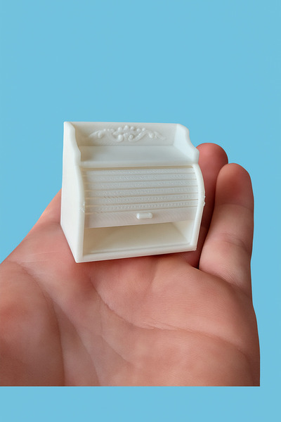 CharmFancy 1/12 Ölçek Ekmeklik Ekmek Kutusu Minyatür Diorama Eşya Aksesuar