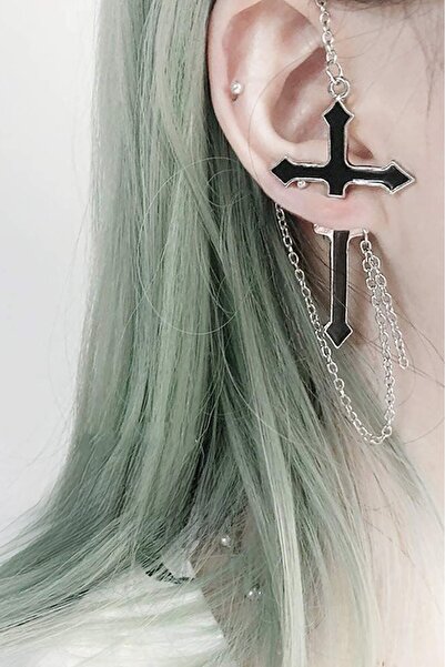 Consciencia Cross Cerrahi Çelik Tek Küpe