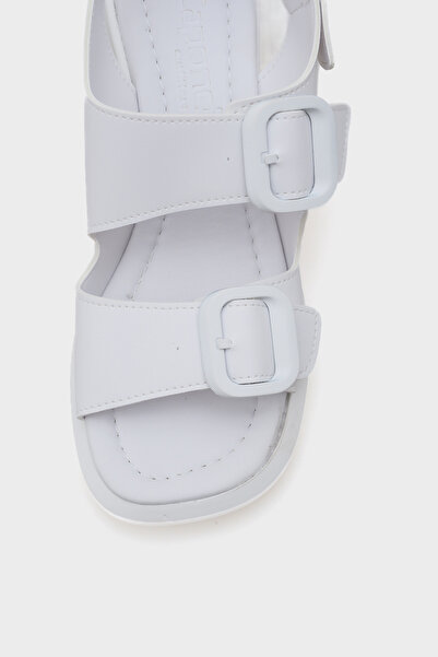 Capone Outfitters Dixie Mid Heeled Double Buckle Women's Sandals