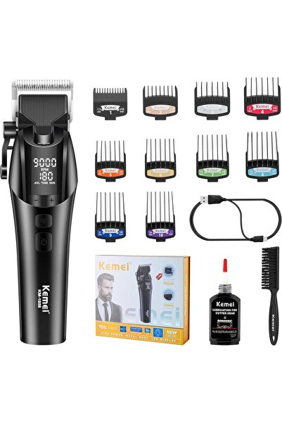 Kemei Mașină de tuns profesională fără fir KM-1858