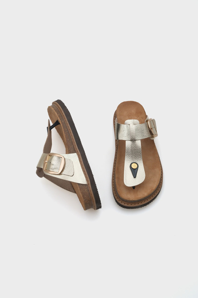 Capone Outfitters Γυναικείες παντόφλες Nina Δερμάτινες Σαγιονάρες