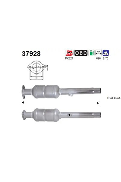 As Catalizator Seat Altea/Leon Skoda Octavia 1/Octavia 2