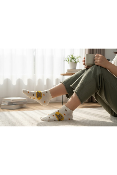 KAYSSOCK Női 12 részes vegyes színű, kényelmes zokni szett, puha textúrájú