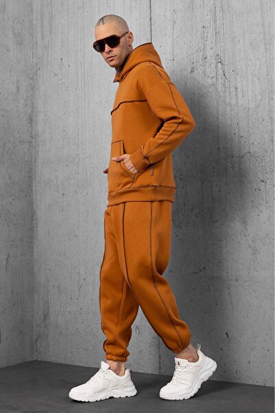 Plus Eighteen Reverse Stitching Men's Sweatpants Us3998Kh