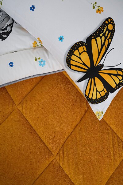 Sudemhome Μονό σετ ύπνου Welsoft Παπλωματάκι διπλής όψης Wellsoft Fluffy Fleece και σεντόνι 100x200