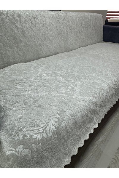 OSIO Дейзі Нековзний килимок з губчастою підкладкою з оксамиту 170x210 см Сірий